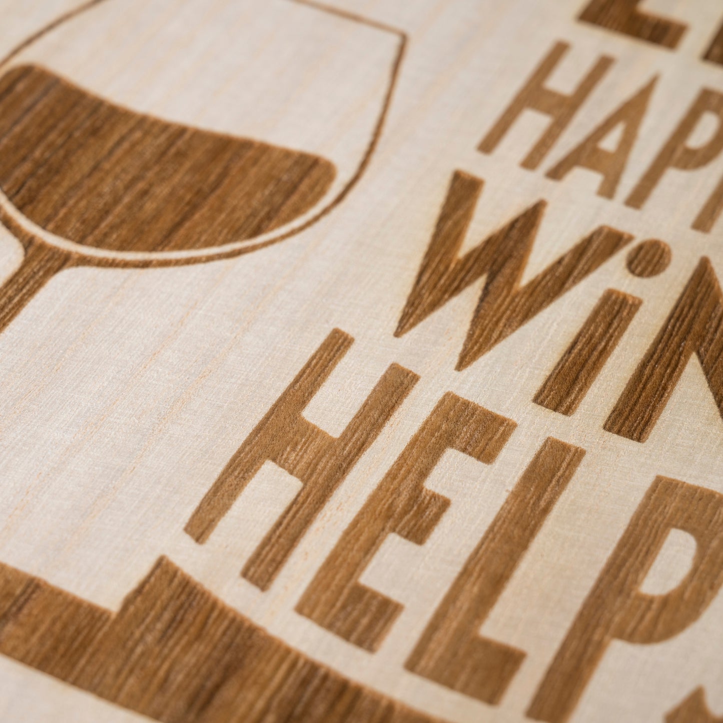 Laser Engraved Wooden Wine Crate for 2 Bottles of Wine