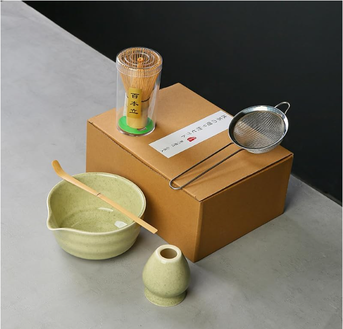 Matcha Set Green Ceramic