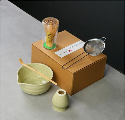 Matcha Set Green Ceramic